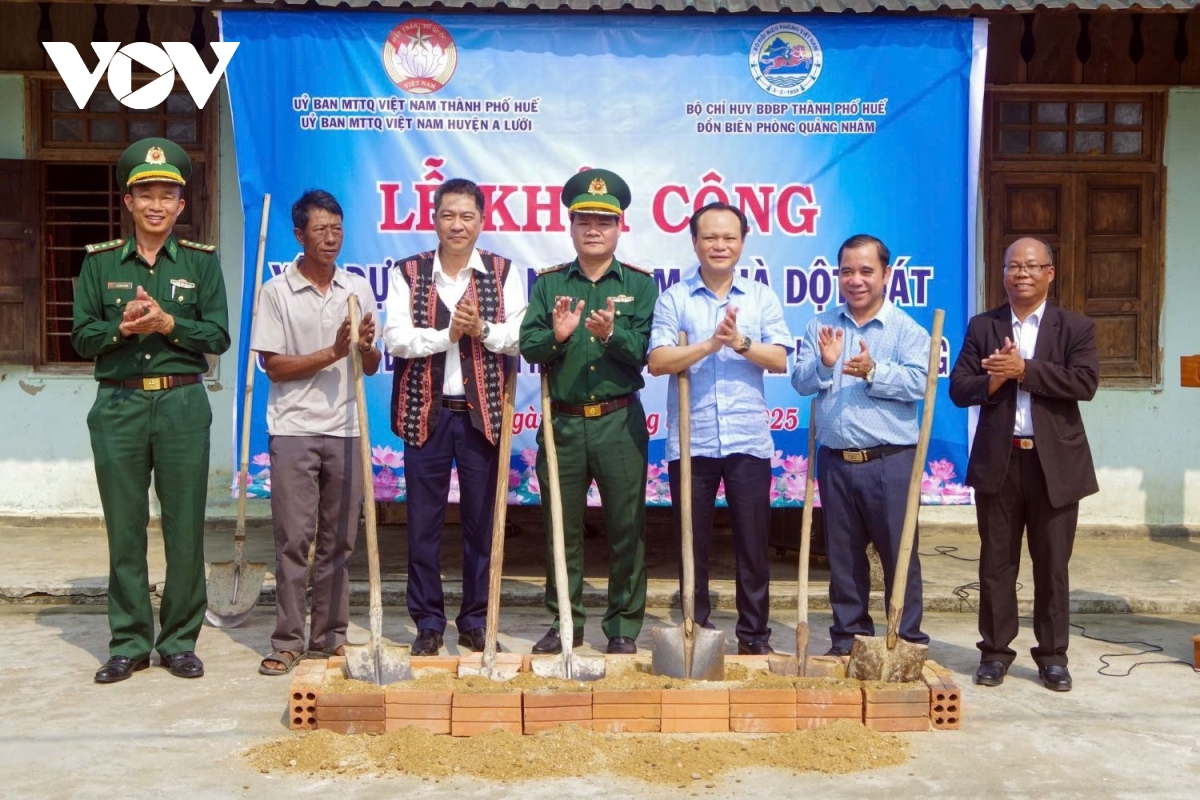 Hỗ trợ xoá nhà tạm, nhà dột nát tại huyện vùng cao A Lưới